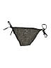 H&M Animal Print Black Swimsuit Bottoms Size 10 - photo 2