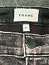FRAME Chevron-herringbone Black Jeans Size 25 waist - photo 7