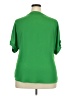 NY&C 100% Polyester Green Short Sleeve Blouse Size XXL - photo 2
