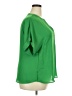 NY&C 100% Polyester Green Short Sleeve Blouse Size XXL - photo 4