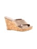Charles by Charles David 100% Leather Tan Wedges Size 9 - photo 1