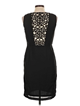 slim fit dress slacks Van Heusen Women's PolyesterBlend Modern Knee-Length Dress  (VWDRCRGFQ12883_Black