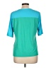 Lands' End Color Block Teal Active T-Shirt Size L - photo 2