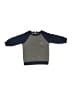 Calvin Klein Chevron-herringbone Blue Pullover Sweater Size 3-6 mo - photo 1