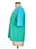 Lands' End Color Block Teal Active T-Shirt Size L - photo 5