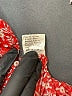 Shein 100% Rayon Floral Red Casual Dress Size 4 - photo 8