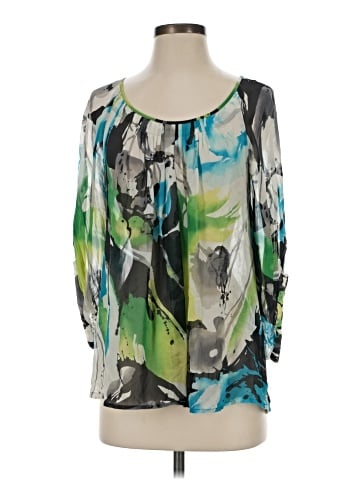 Express Design Studio 3/4 Sleeve Blouse (view 1)