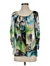 Express Design Studio Green 3/4 Sleeve Blouse Size S - photo 1
