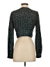 Lulus 100% Polyester Polka Dots Black Long Sleeve Blouse Size S - photo 2