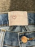 REVICE Hearts Blue Jeans Size 24 waist - photo 7