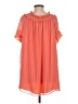 CeCe 100% Polyester Orange Casual Dress Size 8 - photo 2