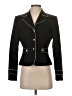 Liz Claiborne Polka Dots Black Blazer Size 4 - photo 1