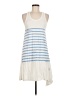 Sundry Stripes White Casual Dress Size Med (2) - photo 1
