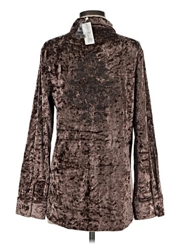 Simply Noelle Long Sleeve Button-Down Shirt (view 2)