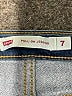 Levi's Solid Blue Jeggings Size 7 - photo 3