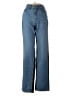 PacSun 100% Cotton Color Block Blue Jeans Size 22 - photo 1
