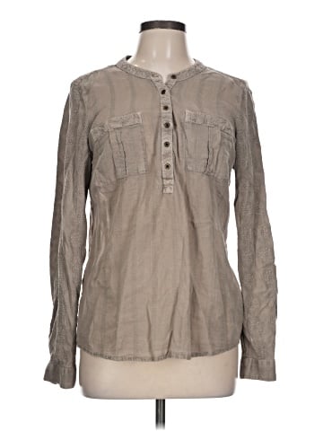 Ruff Hewn Long Sleeve Blouse (view 1)