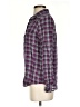 Soft Joie 100% Rayon Plaid Purple Long Sleeve Button-Down Shirt Size S - photo 5