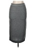 Banana Republic Solid Gray Casual Skirt Size M - photo 1