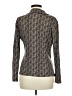 Doncaster Collection Gray Brown Long Sleeve Blouse Size M - photo 2