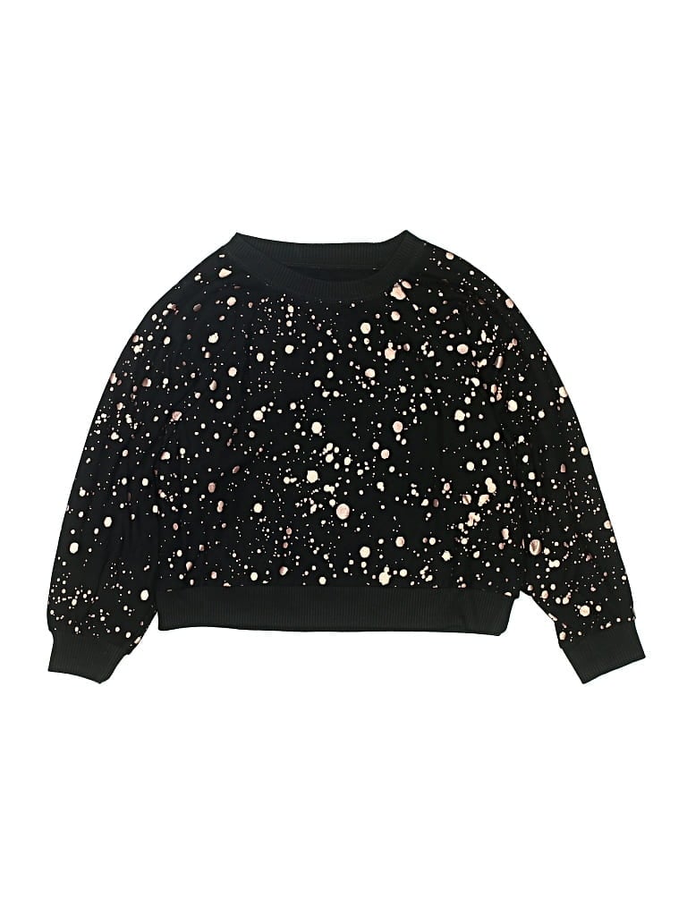 Pre-owned Chaser Kids' Pullover Sweater In Black