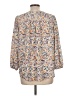 Collective Concepts 100% Polyester Floral Ivory 3/4 Sleeve Blouse Size L - photo 2