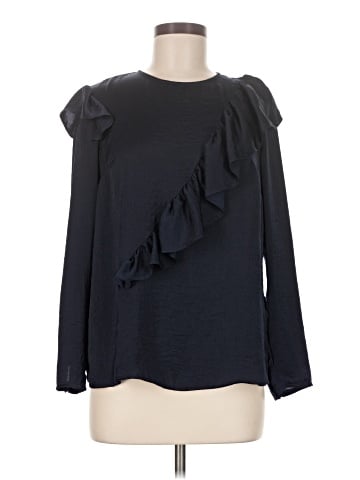 Topshop Long Sleeve Blouse (view 1)