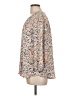 Collective Concepts 100% Polyester Floral Ivory 3/4 Sleeve Blouse Size L - photo 5