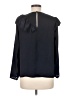 Topshop Black Long Sleeve Blouse Size 8 - photo 2