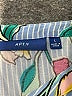 Apt. 9 100% Rayon Floral Blue 3/4 Sleeve Blouse Size L - photo 7