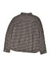 Bonpoint 100% Cotton Houndstooth Brown Long Sleeve Button-Down Shirt Size 10 - photo 2