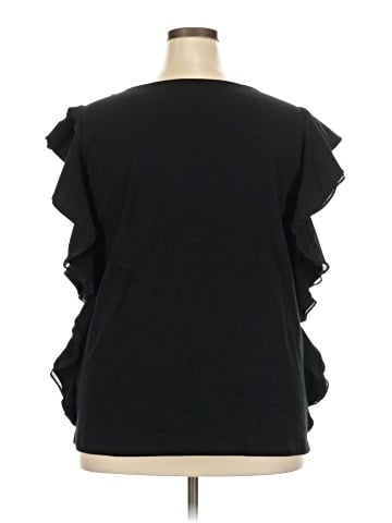 Lauren by Ralph Lauren Short Sleeve Top (view 2)