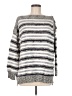 Neon Buddha 100% Cotton Stripes Silver Pullover Sweater Size M - photo 1