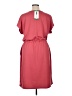 Assorted Brands Solid Pink Casual Dress Size XL - photo 2
