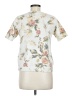 J by Joie Floral Ivory Short Sleeve Blouse Size M - photo 2