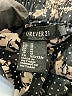 Forever 21 100% Polyester Floral Ivory Shorts Size M - photo 3