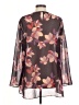 LOGO by Lori Goldstein 100% Polyester Brown Long Sleeve Blouse Size M - photo 2