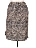 Tickled Teal Animal Print Brown Casual Skirt Size 1X - photo 1