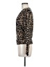Halogen Animal Print Brown Long Sleeve Henley Size M - photo 5
