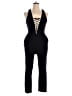 XOXO Solid Black Jumpsuit Size XL - photo 1