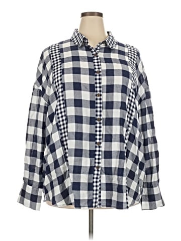 Suzanne Betro Long Sleeve Button-Down Shirt (view 1)