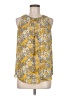 DR2 100% Polyester Yellow Sleeveless Blouse Size M - photo 1