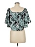 Bebe Teal 3/4 Sleeve Blouse Size M - photo 2