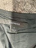 Express Solid Black Silk Skirt Size 6 - photo 4