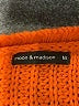 Moon & Madison 100% Acrylic Solid Orange Pullover Sweater Size M - photo 7