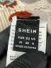 Shein 100% Acrylic Color Block Teal Pullover Sweater Size 6 - photo 7