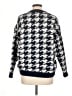 OAK + FORT Houndstooth Blue Pullover Sweater Size M - photo 2