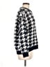 OAK + FORT Houndstooth Blue Pullover Sweater Size M - photo 4