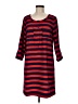 Gap Outlet 100% Polyester Stripes Red Casual Dress Size M - photo 1
