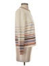 St. John Sport Stripes Ivory Wool Coat Size P (Petite) - photo 4